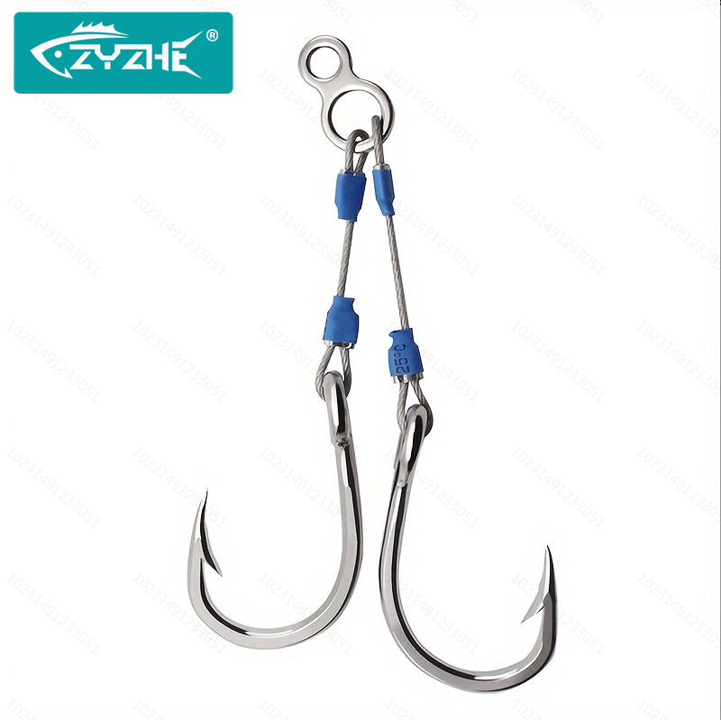 ZYZHE Steel Wire Jig Assist Ho - Fishing Hook Size review and price
