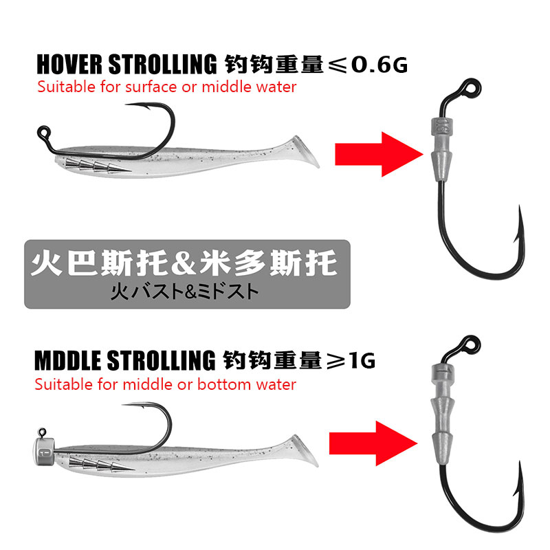 WODJYJ 10pieces 0.6g 1g fishin - Fishing Hook Assortment review and price