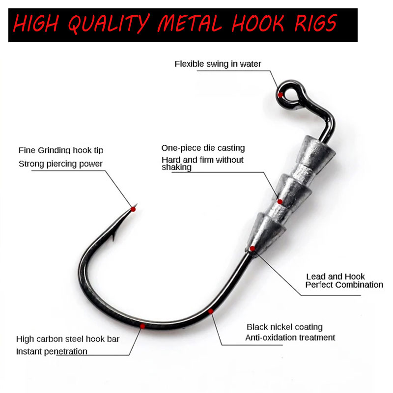 WODJYJ 10pieces 0.6g 1g fishin - Fishing Hook Assortment review and price
