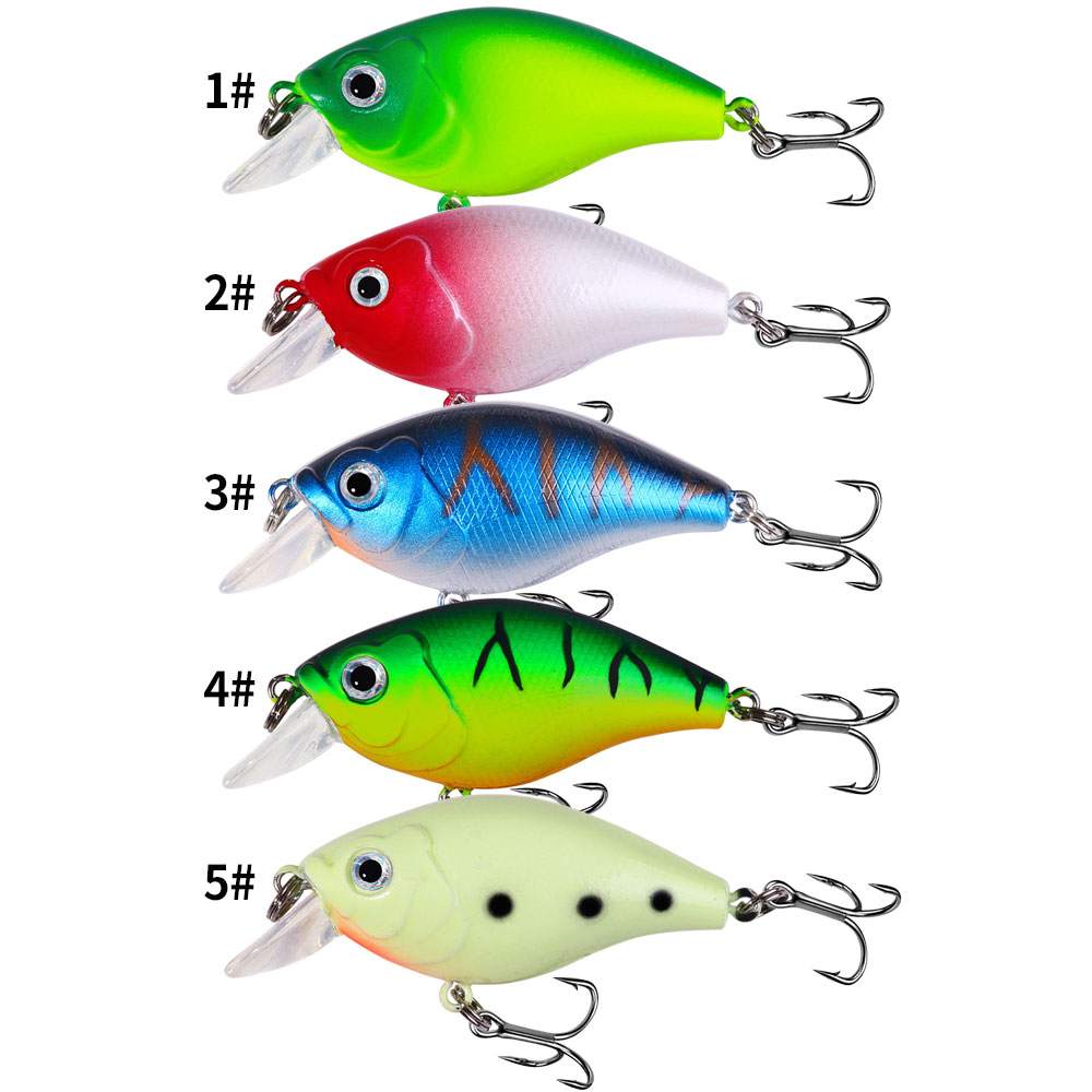 1Pc 6cm 6.9g Fishing Lure Cran - Fishing Hook Treble review and price