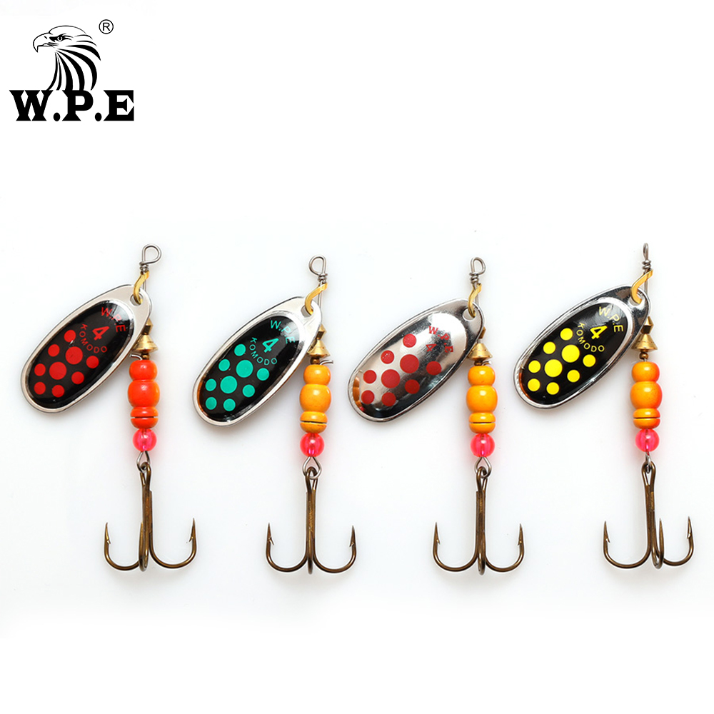 W.P.E Brand New Spinner Lure 1 - Fishing Hook Treble review and price