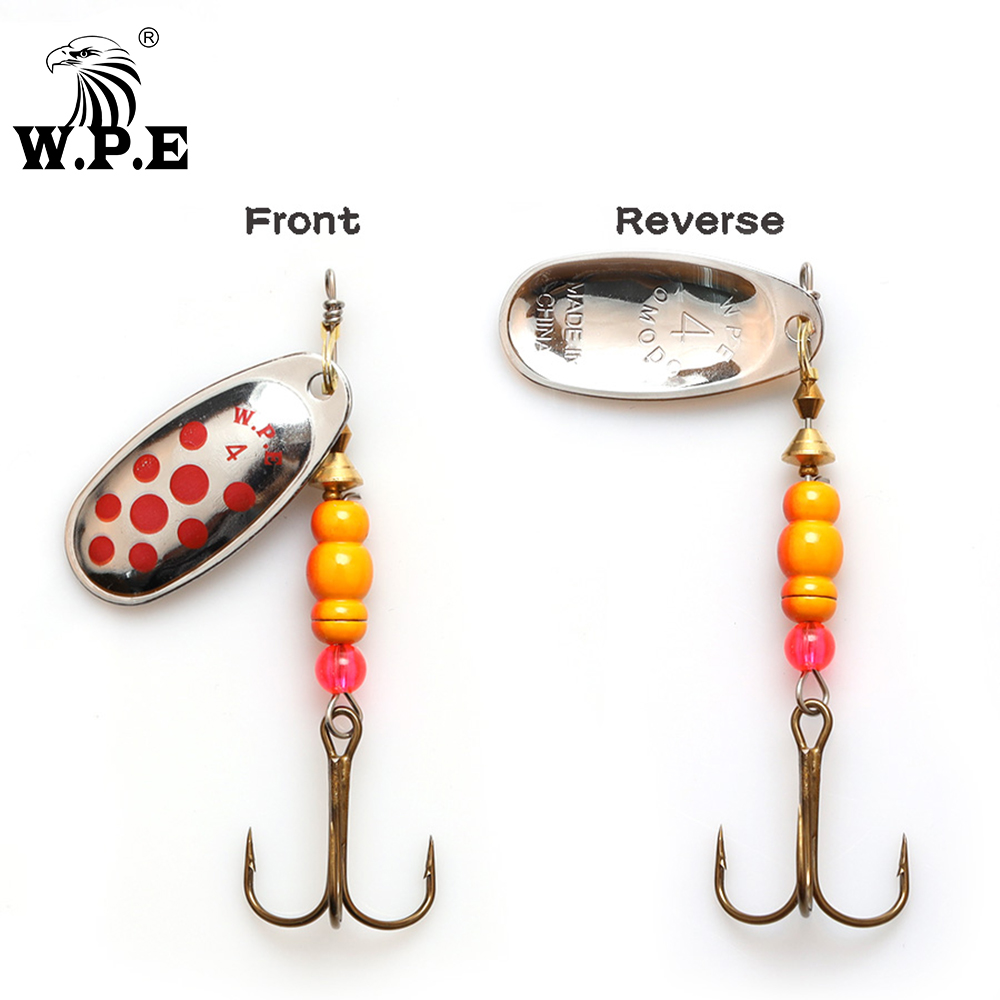 W.P.E Brand New Spinner Lure 1 - Fishing Hook Treble review and price