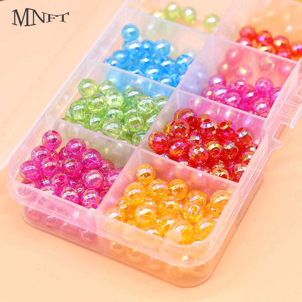 MNFT Mix 5 Colors Round Beads  - Fishing Hook Size review and price