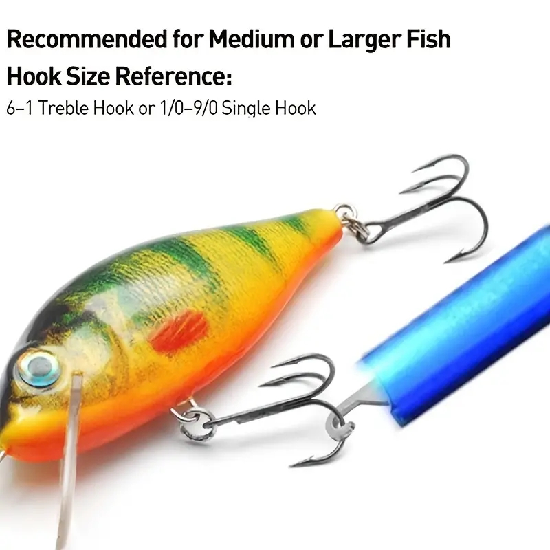 1pc Portable Aluminum T-Hook T - Fishing Hook Sharpener review and price