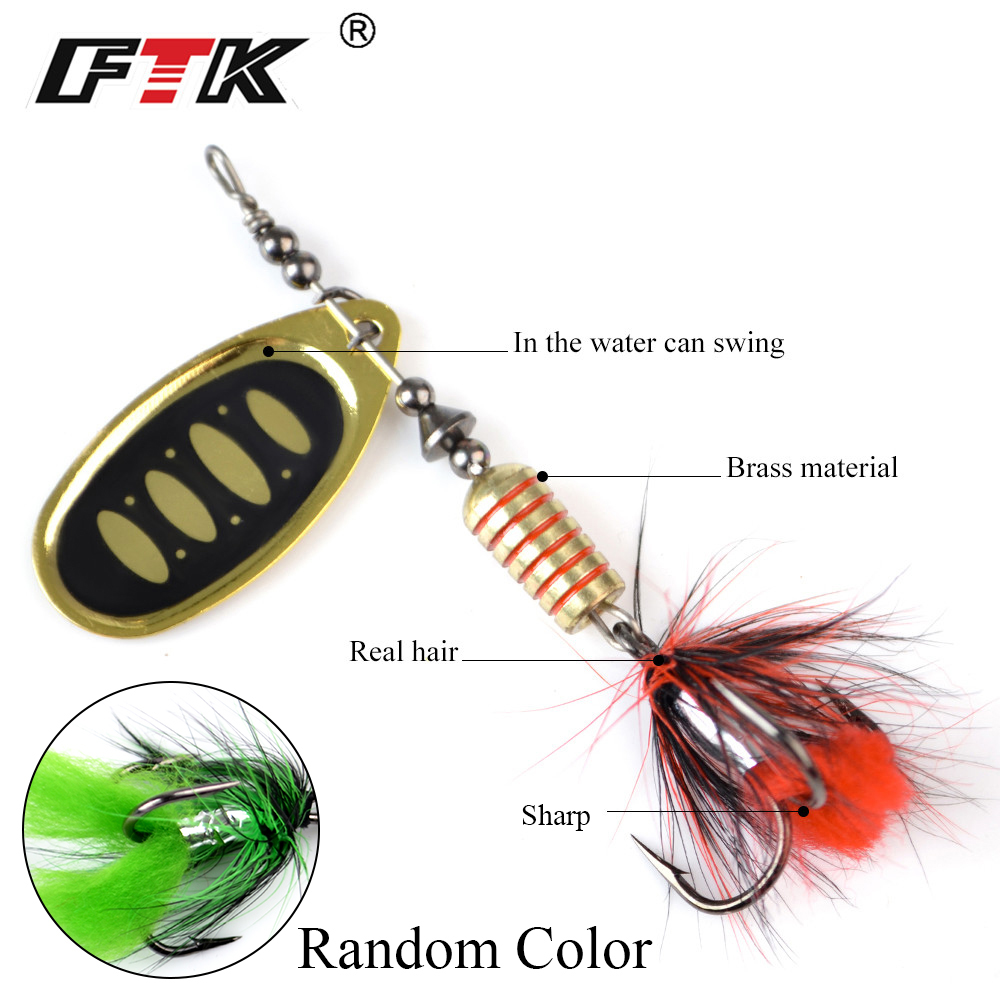 NGB 1pcs Spinner Bait Spoon Lu - Fishing Hook Treble review and price