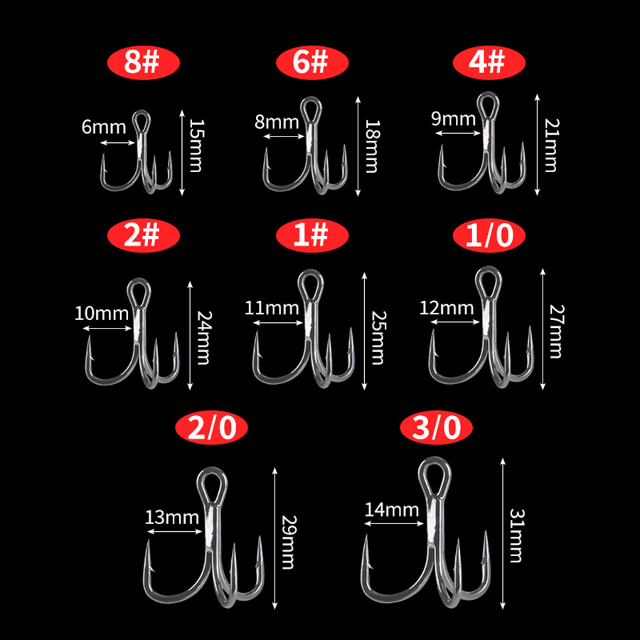 Fishing Treble Hook 6X Strong  - Fishing Hook Offset review and price